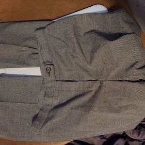 Investments Women's Black & White Micro-Check Trousers